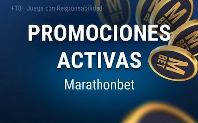 Ofertas y promociones activas en Marathonbet para jugadores verificados.