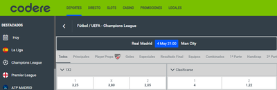 Las apuestas del Real Madrid vs Manchester City dan una ligera ventaja a los de Guardiola