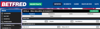 Las apuestas del Sevilla vs Mallorca dan como gran favorito al conjunto hispalense pese jugarse los baleares el descenso