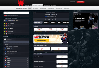 cuotas winamax la eurocopa femenina